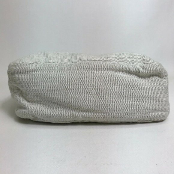 HERMES Foolby 25 Multi Cluch Bag Pouch ToileChevron Beige - Picture 8 of 12